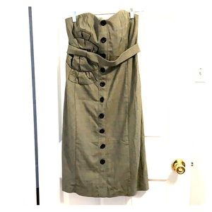 Grey Slim Fit Professional Dress